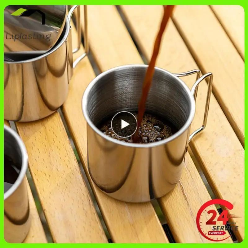 

480 мл стакан для воды складной алюминиевый стакан для кемпинга с защитой от ожогов уличная дорожная пикника Питьевая кружка посуда принадлежности для готовки