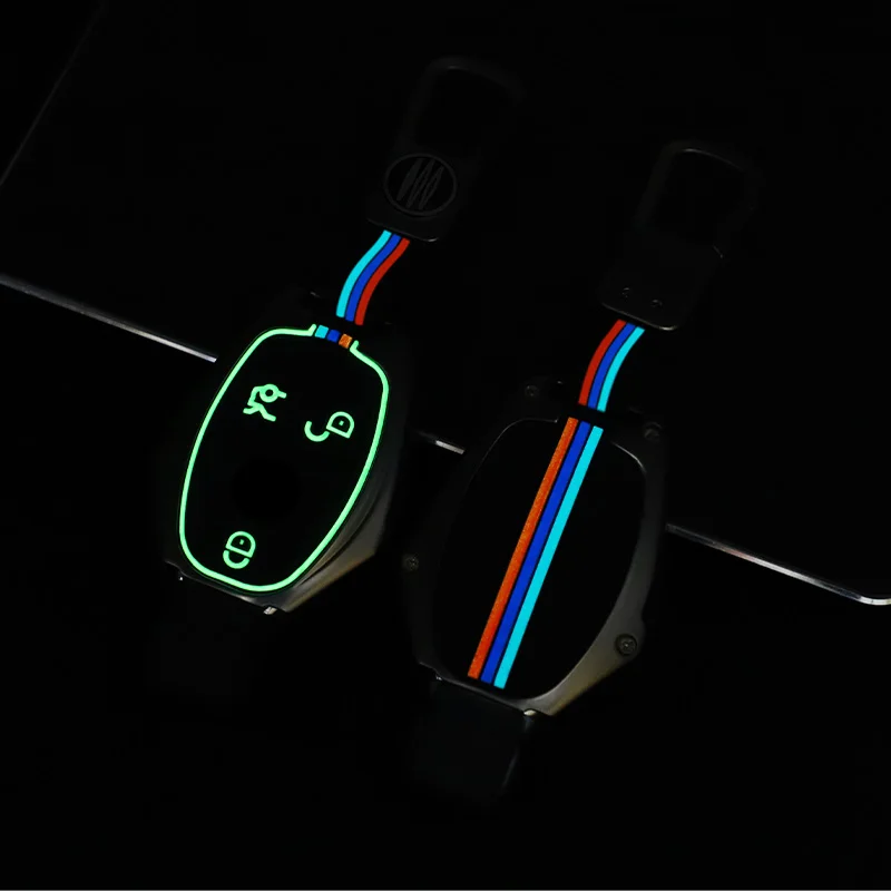 Custodia per Chiave/telecomando per Mercedes Benz w211 w204 A B R classe G GLK GLA GLC GLR W210 W176 W202 W46 Shell portachiavi accessori Auto - S26be48d11a354d72a4743fa37db10fcd2