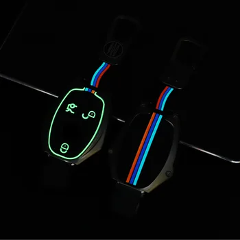 Custodia per Chiave/telecomando per Mercedes Benz w211 w204 A B R classe G GLK GLA GLC GLR W210 W176 W202 W46 Shell portachiavi accessori Auto - Copertura della cassa chiave dell automobile per Mercedes Benz w211 w204 A B R classe