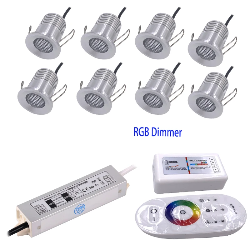 2 Pezzi Mini Faretto LED Da Incasso 1W 80LM 12V DC – Luce Calda 15° Per Vetrine E Armadi, Diametro Apertura 25mm - 3