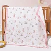100% Cotton Newborn Baby Blanke Bath Towel Wrap Cotton Baby Muslin Swaddle Blanket Cute Soft Printed Baby Wrap Carpet 3