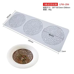 Butterfly & Flower Silicone Lace Mold for Cake Decorating and Baking (LFM-294)