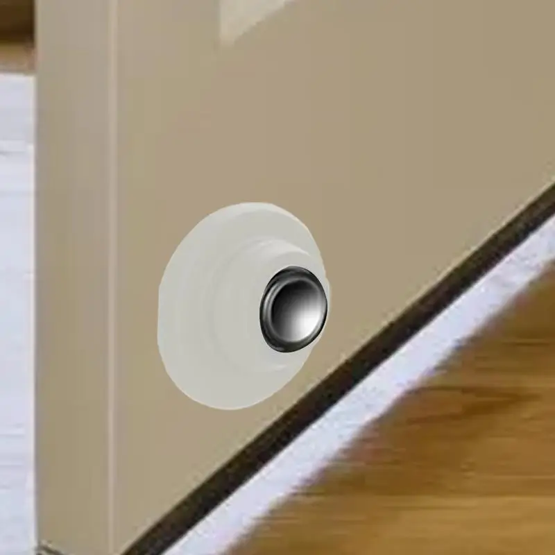 Silicone Door Stop Door Magnetic Stopper Anti Collision Windproof Doorstop Silicone Suction without Punching