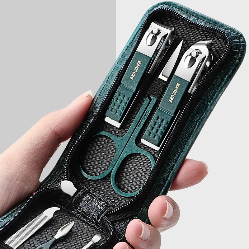 6 Piece Nail Scissors Set Household Mens And Womens Special Nail Clippers Manicure Beauty Tools Portable Household