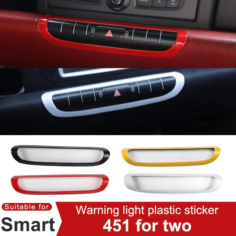 For Smart Brabus 451 Fortwo Car Safety Warning Light Button Decorative ...