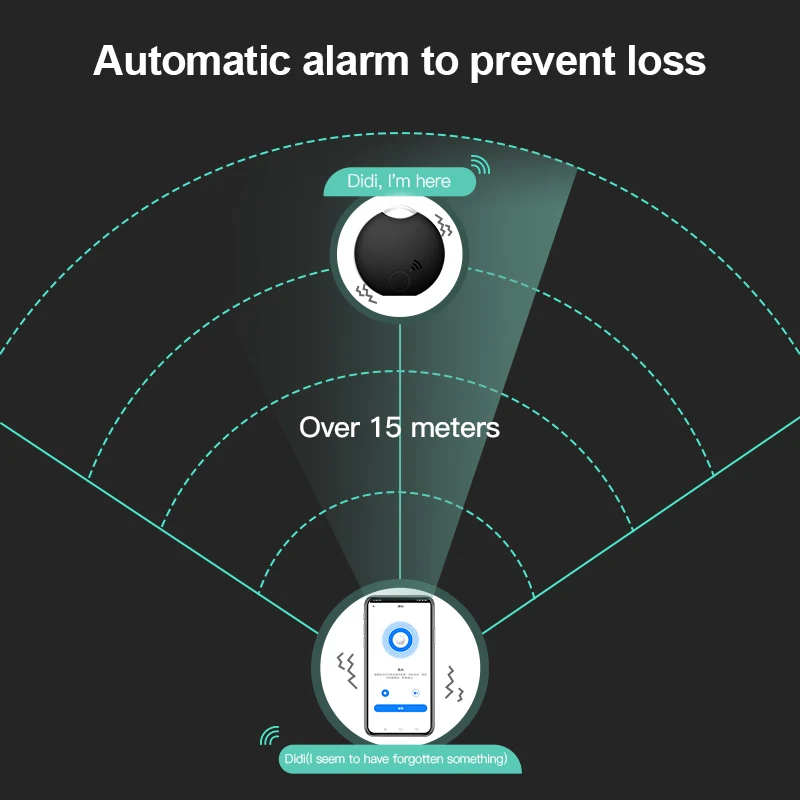 스마트 Tuya 슬림 블루투스 트래커 지능형 태그 키 키즈 파인더 지갑 수하물 애완 동물 Anti-lose IOS 안드로이드 무선 로케이터