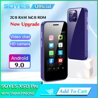 SOYES XS13 Pro Mini Android9.0 Smart Phone 2.5 Inch Display 2GB RAM 16GB ROM Dual SIM Standby Play Store WhatsAPP 3G Small Phone 1