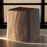 Poubelle de chambre à coucher, petite poubelle décorative de bureau avec couvercle, conteneur de rangement peu encombrant, accessoires de bureau pour chambre à coucher 4