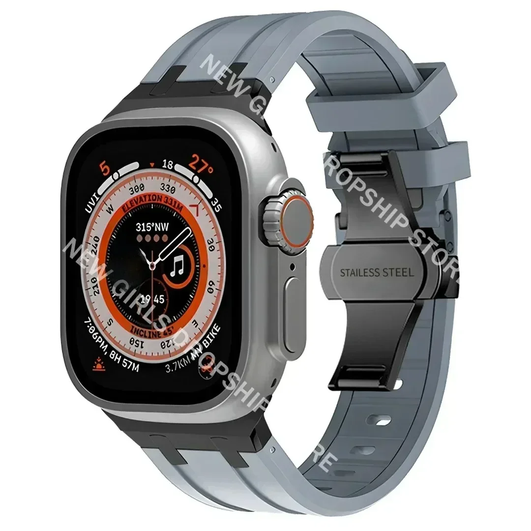 Premium Silicone Sports Band with Butterfly Clasp
