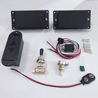 HH noir Active Pickup 81 85 guitare électrique Humbucker Pickups ensemble Pots à arbre court et câblage Accessoires de guitare 4