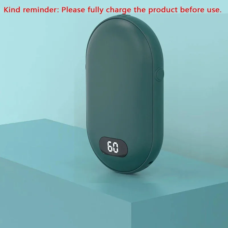 2026 Mini Portable Double-sided heating with two temperature settings This Pocket hand warmer can be recharged Long Battery Life