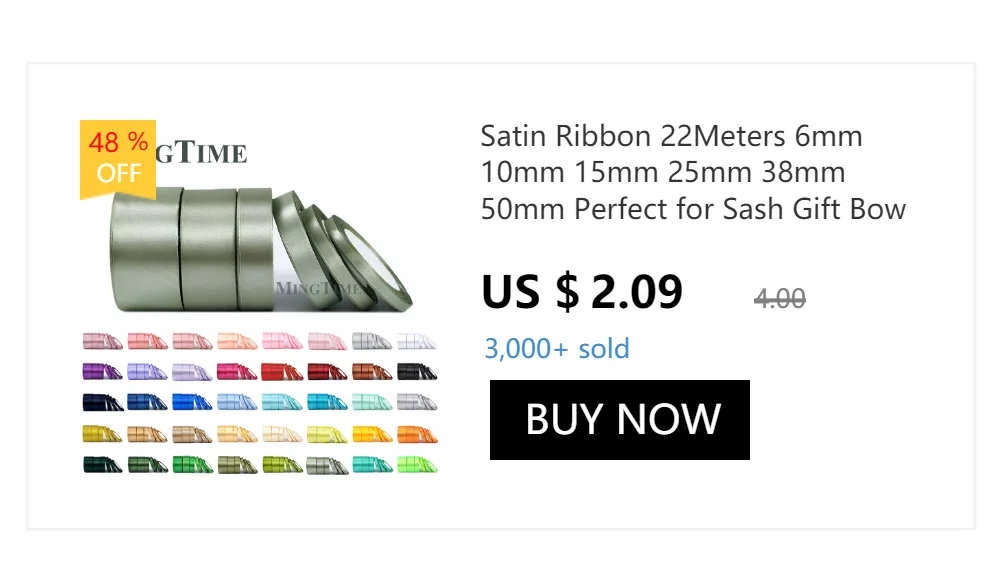 Satin Ribbon 22Meters 6mm 10mm 15mm 25mm 38mm 50mm Perfect for Sash Gift Bow Handmade DIY Craft Wedding Party Supply Decoration