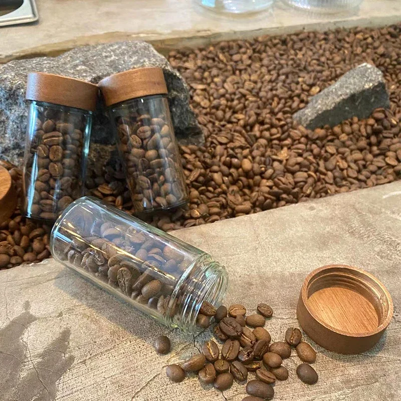 Coffee Bean Sorting Bottle Test Tube Glass Display Rack Coffee Tool Sealed Can Multifunctional Aroma Bottle Single Tube Storage 4
