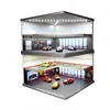 1/64 Alloy Car Model Exhibition Hall Garage Scene Double-Layer Storage Display Cabinet 6