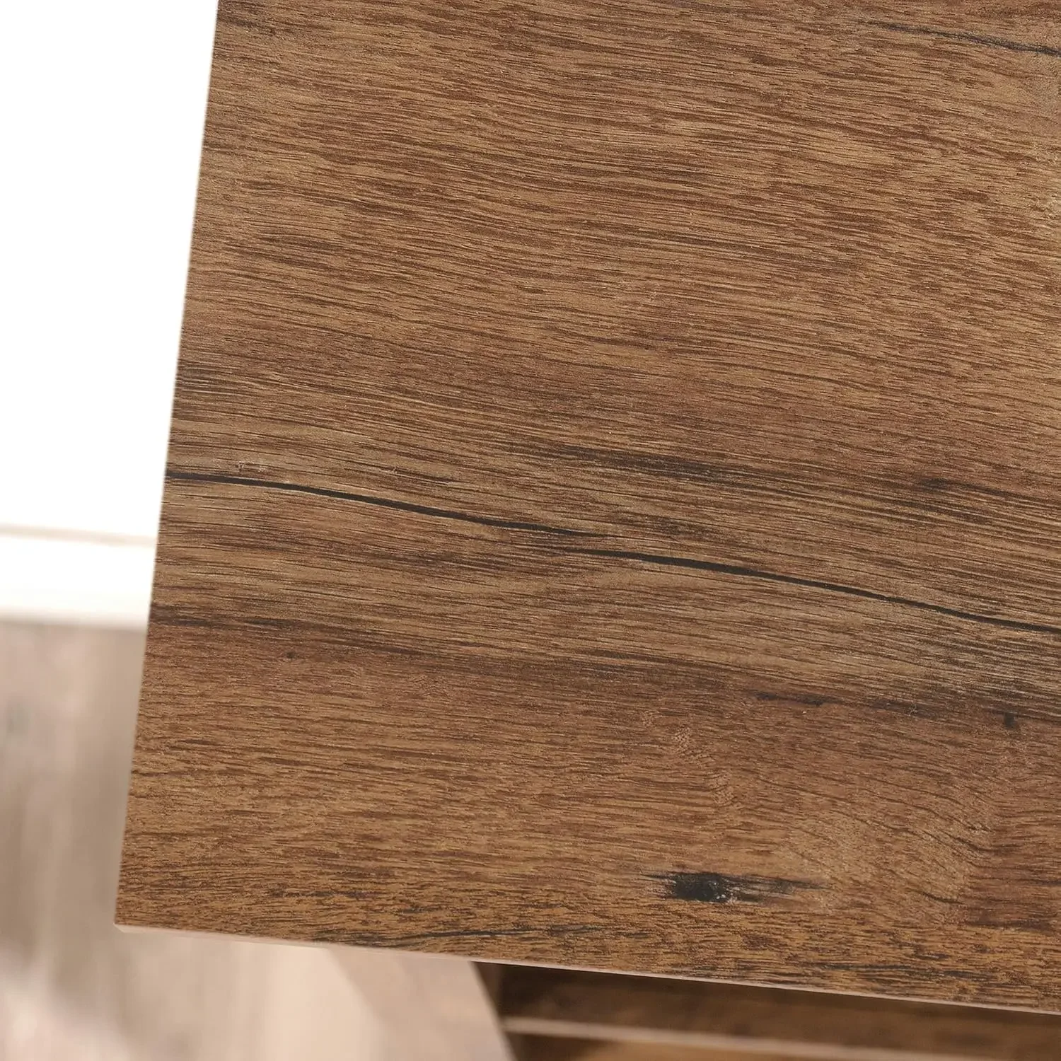 NEW-Select Book Shelf, Bookshelf with Storage, Library Bookcase with Doors and Adjustable Shelves, in Vintage Oak