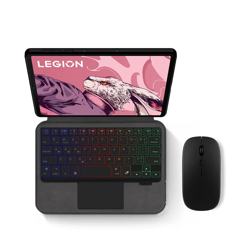 Teclado Mágico para Lenovo Teclado sem Fio Retroiluminado Capa do Tablet Lenovo Legion Y700 2023 8.8 Tb320f Y700 2nd Gen Trackpad Case - Imagem 2