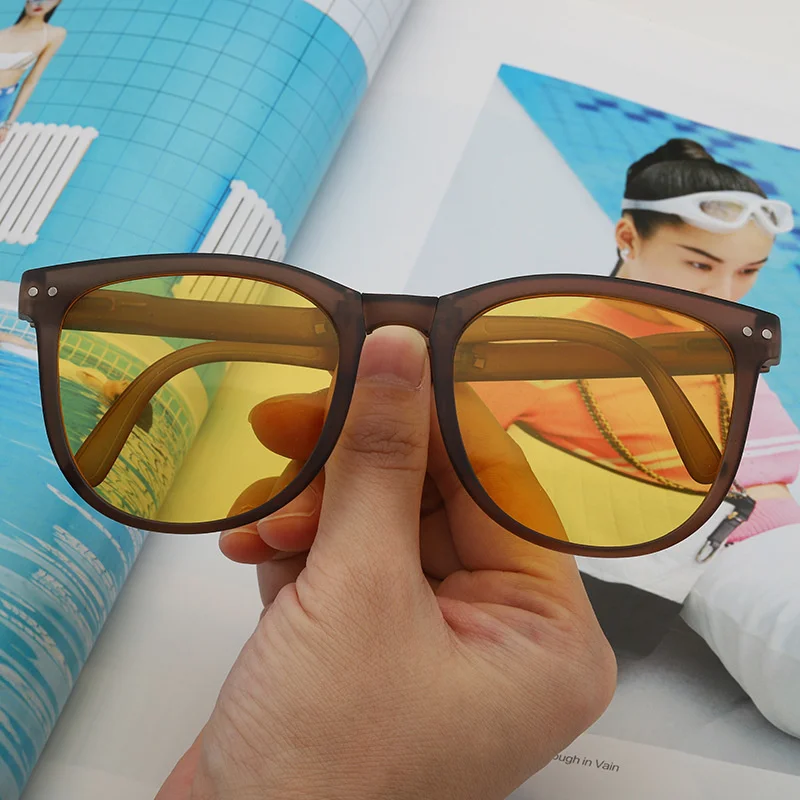 UV400 Anti-Ultraviolett-Sonnenschutz-Sonnenbrille für Herren, praktische Sonnenbrille mit ovalem Rahmen, faltbare Sonnenbrille, Damen-Polarisatoren – Detail 21