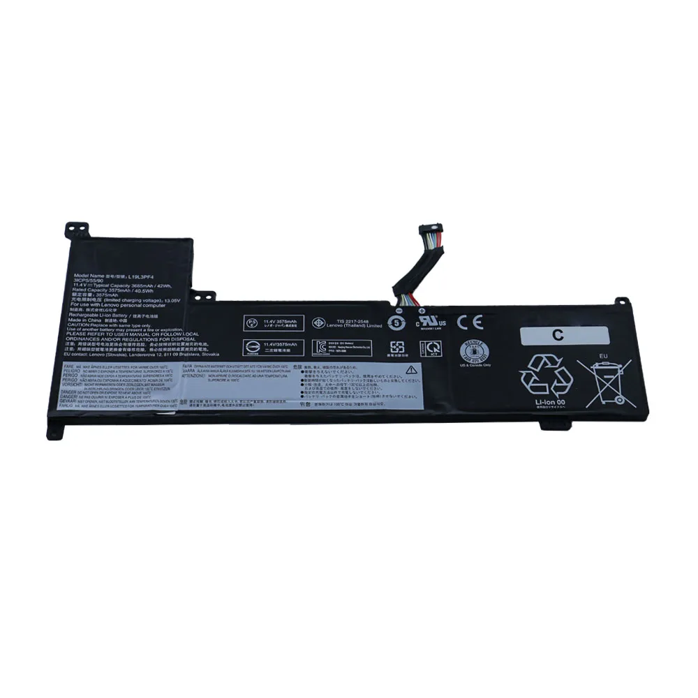 Bateria do Portátil para Lenovo Ideapad L19l3pf4 317iil05 17iml05 Ada05 17are05 S350 5b10w89839 5b10w89838 L19c3pf6 L19l4pf2 L19d4pf2 - Imagem 2