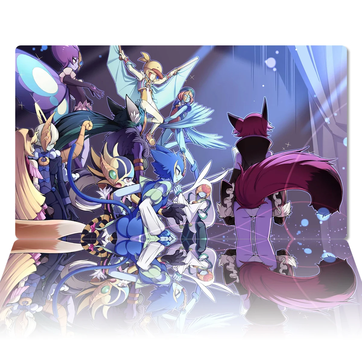 Yugioh Playmat Maiden Of The Moonlight Tcg Ccg Board Game Card Game Mat