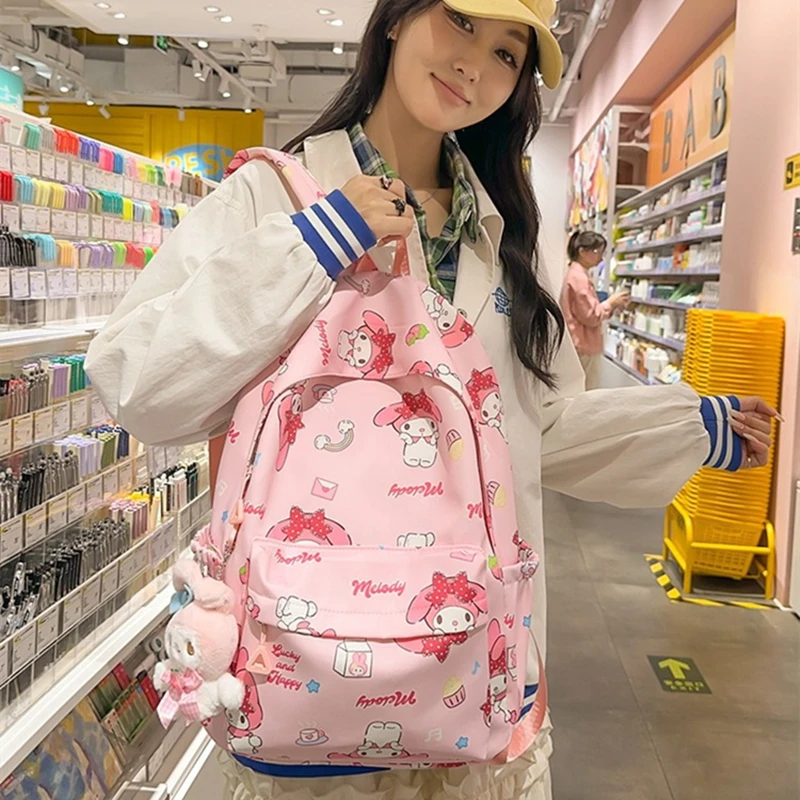 Pink melody students backpack  YV16079