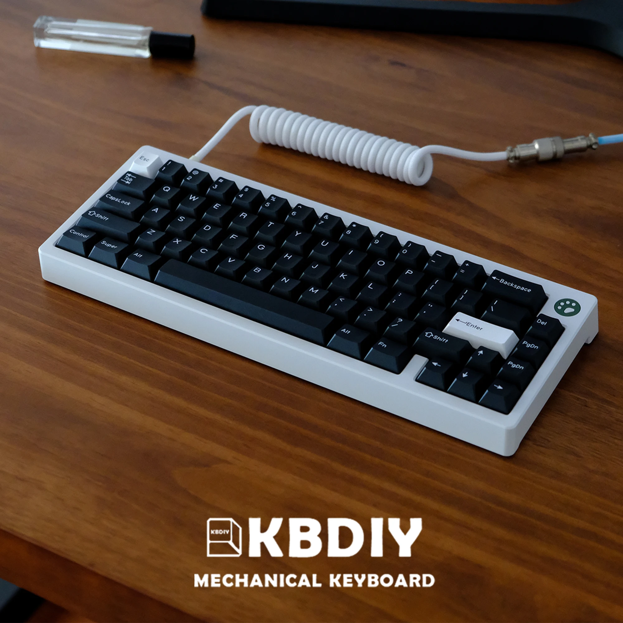 KBDiy 173 Keys/Set GMK WOB Keycap Black DIY Custom PBT Keycaps for