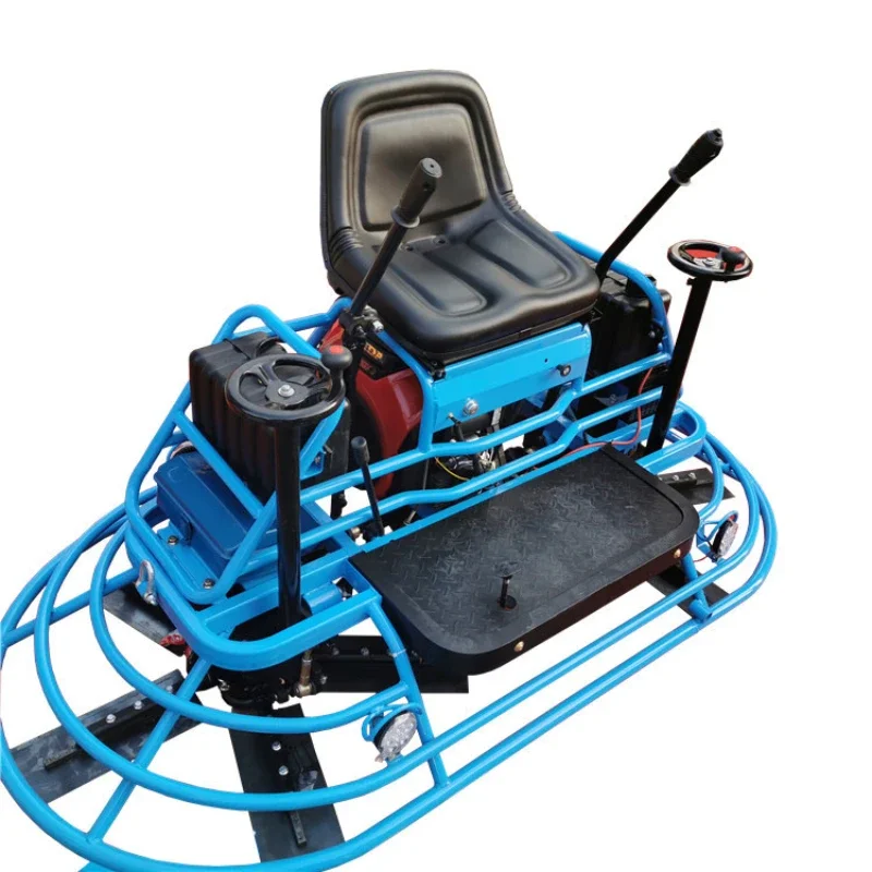 Ride On Power Trowel Concrete Double Disc Optical Collector Cement Pavement Trowel Machine