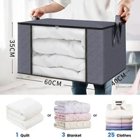 Large Capacity Clothes Storage Bag Foldable Blanket Storage Containers for Organizing Bedroom Closet 4