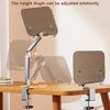 Book Stand for Reading Adjustable with 360° Rotating Base with Elastic Page Clip for Recipe Cookbooks Magazines Tablets Laptops 1