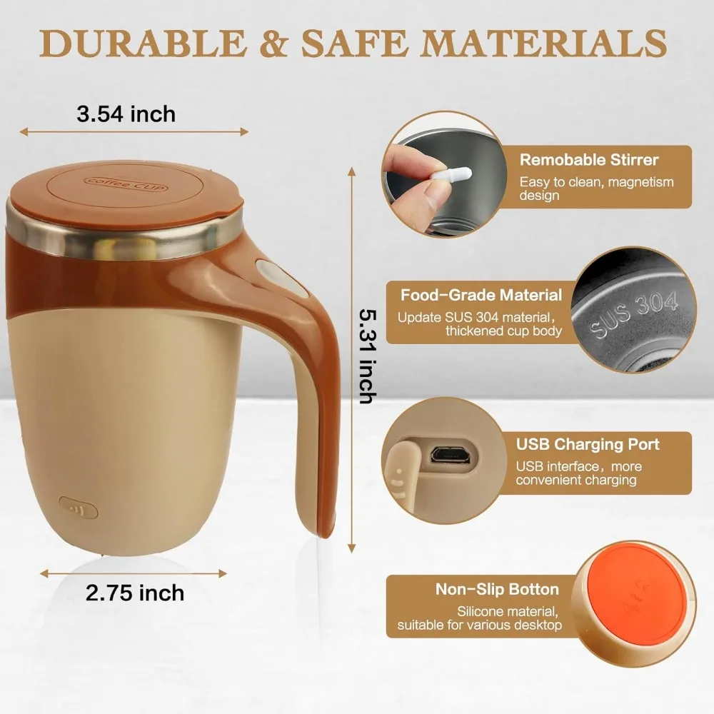 Rechargeable Magnetic Coffee Mug - كوب قهوة مغناطي...