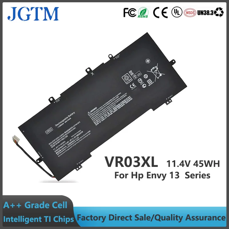 Сменный аккумулятор VR03XL VR03 для ноутбука HP Envy 13-d 13-d000 13-d010nr 13-d008na 13-d053s3 13-d040wm 13-d049tu 13-d040nr 13-d