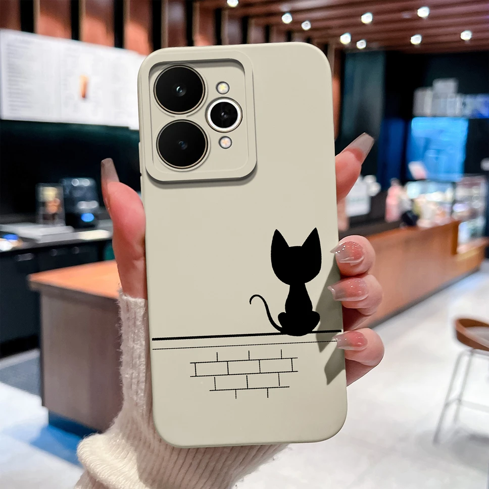 Creative Cartoon Pattern Soft Back Phone Case with Camera Protection - Lightweight Shell