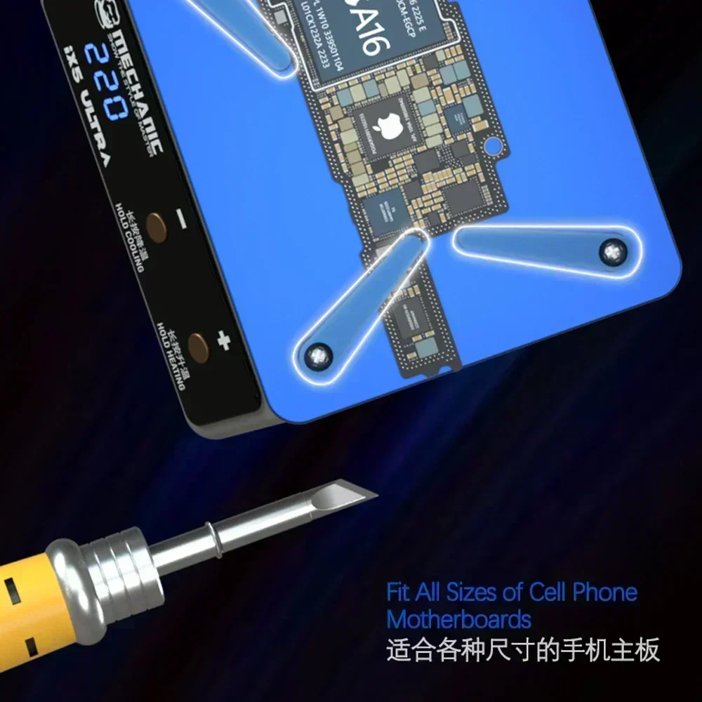 Preheating Station MECHANIC IX5 MINI 10 In 1 IX5 ULTRA Layered Preheater Platform Anti-Spray Tin for X XS MAX 11 12 PRO MAX preheating station