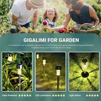 10Pack Solar Outdoor Lights Garden Lantern Solar Powered Lamp Waterproof Landscape Lighting Pathway Yard Lawn Garden Decoration 4