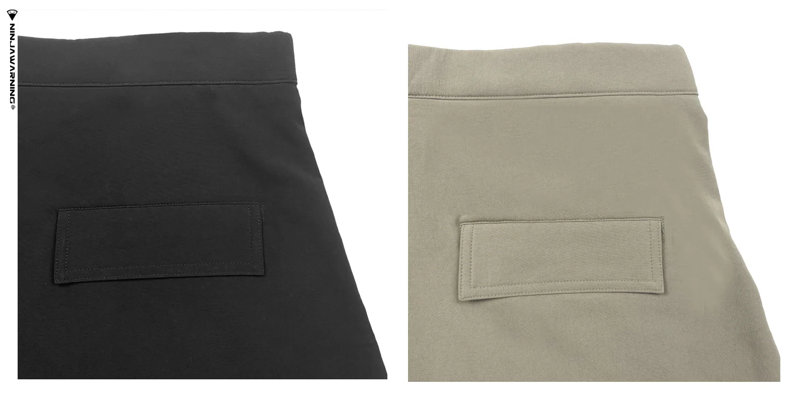 Ninja warning Drop crotch wide shorts dwr multipocket waist adjustment techwear ninjawear