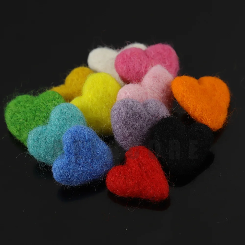 

3 см, 30 шт. войлочные звезды для творчества, свадебная гирлянда на День святого Валентина, украшения, художественные поделки, смесь цветов Misc