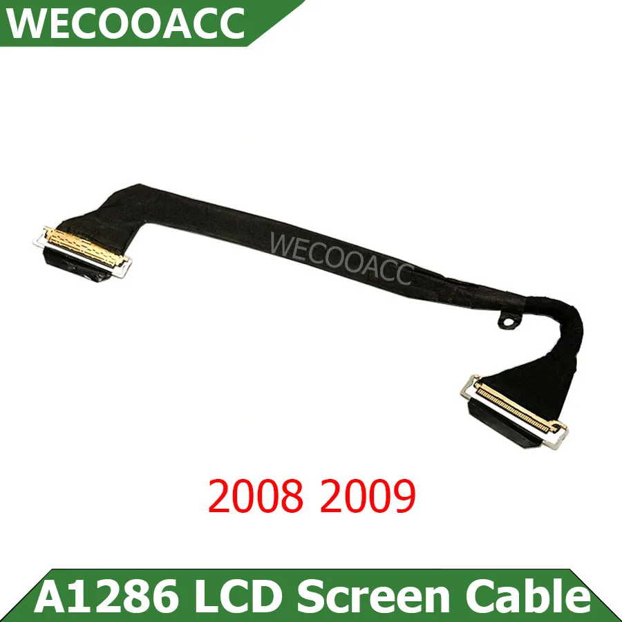 Original A1286 LCD Cable For Macbook Pro 15&quot LED LVDS Screen Display 2008 2009 Year | Компьютеры и офис