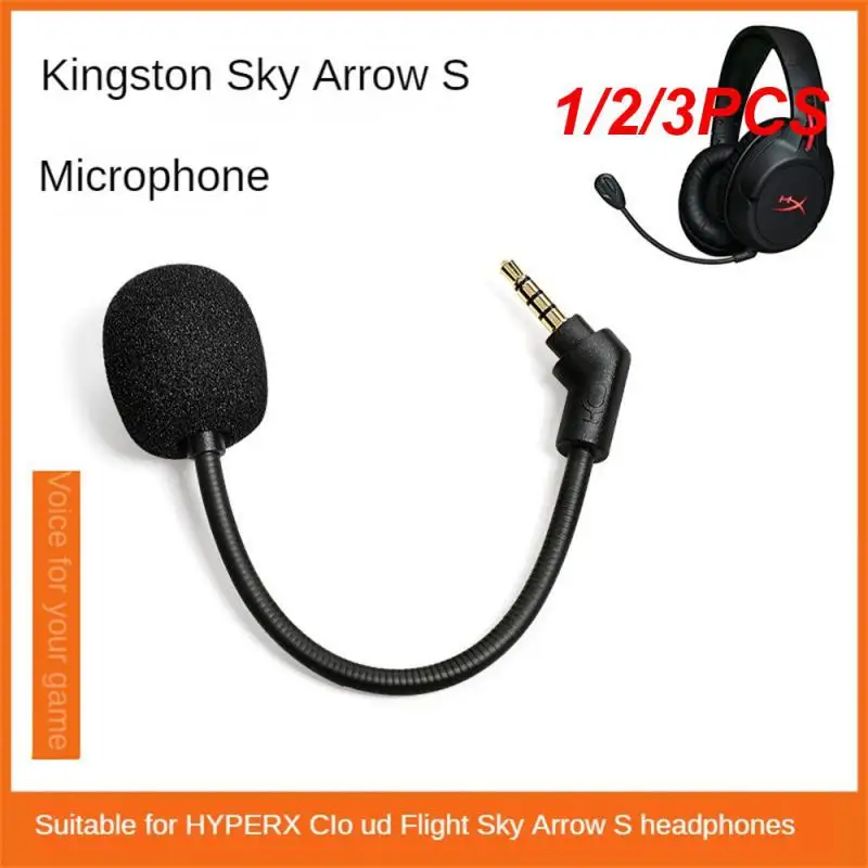 1/2/3Pcs Sostituzione Aux 3.5Mm Trs Mic Microfono Staccabile Booms Per Razer Barracuda X Cuffie Da Gioco Wireless Cuffie