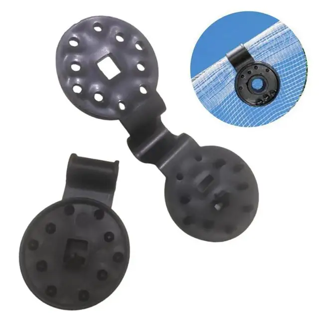 20/40 Százalék Műanyag Üvegházhatású Napsütéses Nettó Klipkert Szerszámok Kemping Árnyékoló Ruhák Rögzítse A Bilincset Grommet Kerítés Hálószálas Horog - Image 3