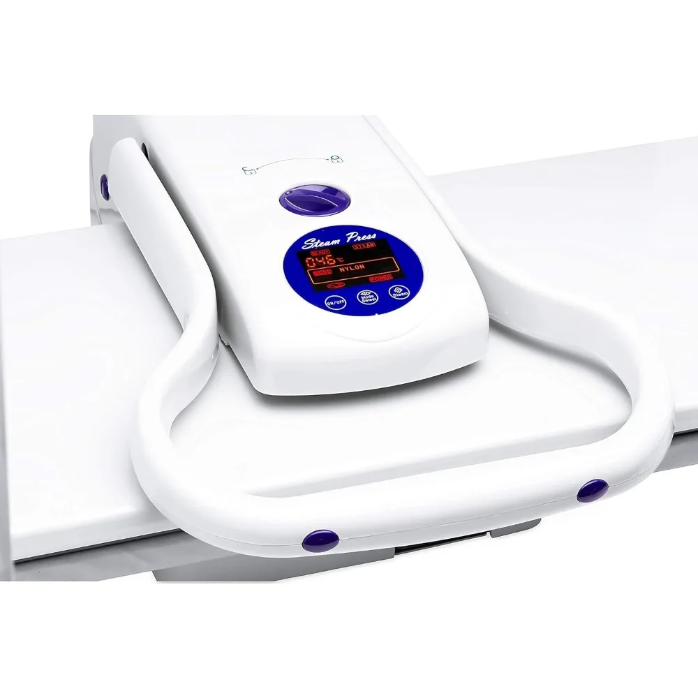 Oversize Pressing Iron/Steam Press | Ultra XL Electronic Iron Press w/ 100LBs. of Pressing Pressure for Home/Business 6