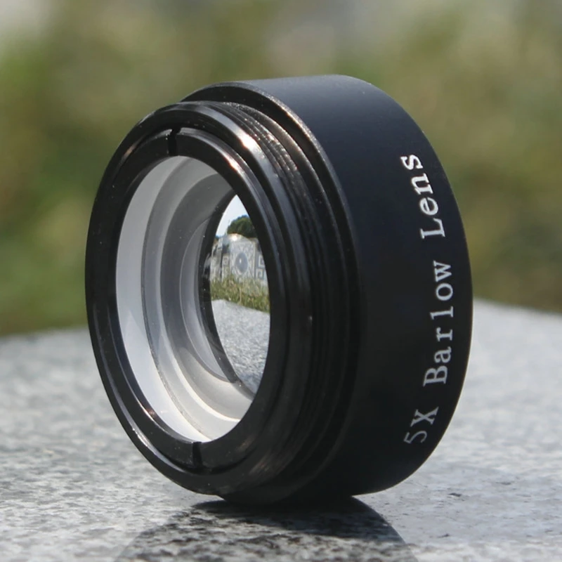 3-Piece Telescope Barlow Lens Set - 2X, 3X, 5X Magnification For 1.25 Inch Eyepieces 6 thumbnail image