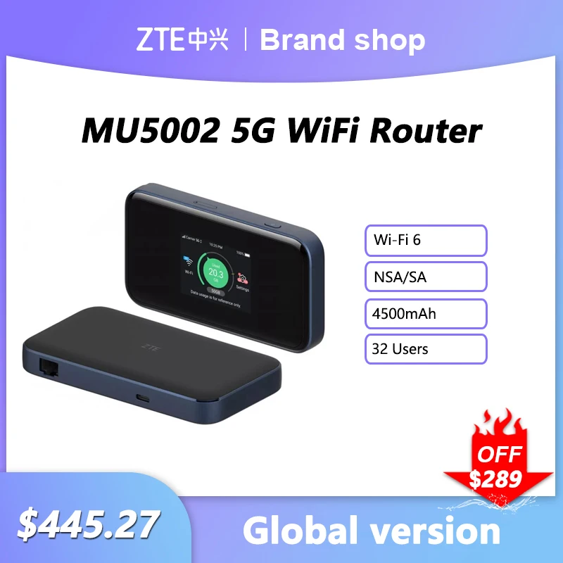 NEW-Original-ZTE-MU5002-5G-wifi-router-portable-hotspot-cat22-Gigabit ...