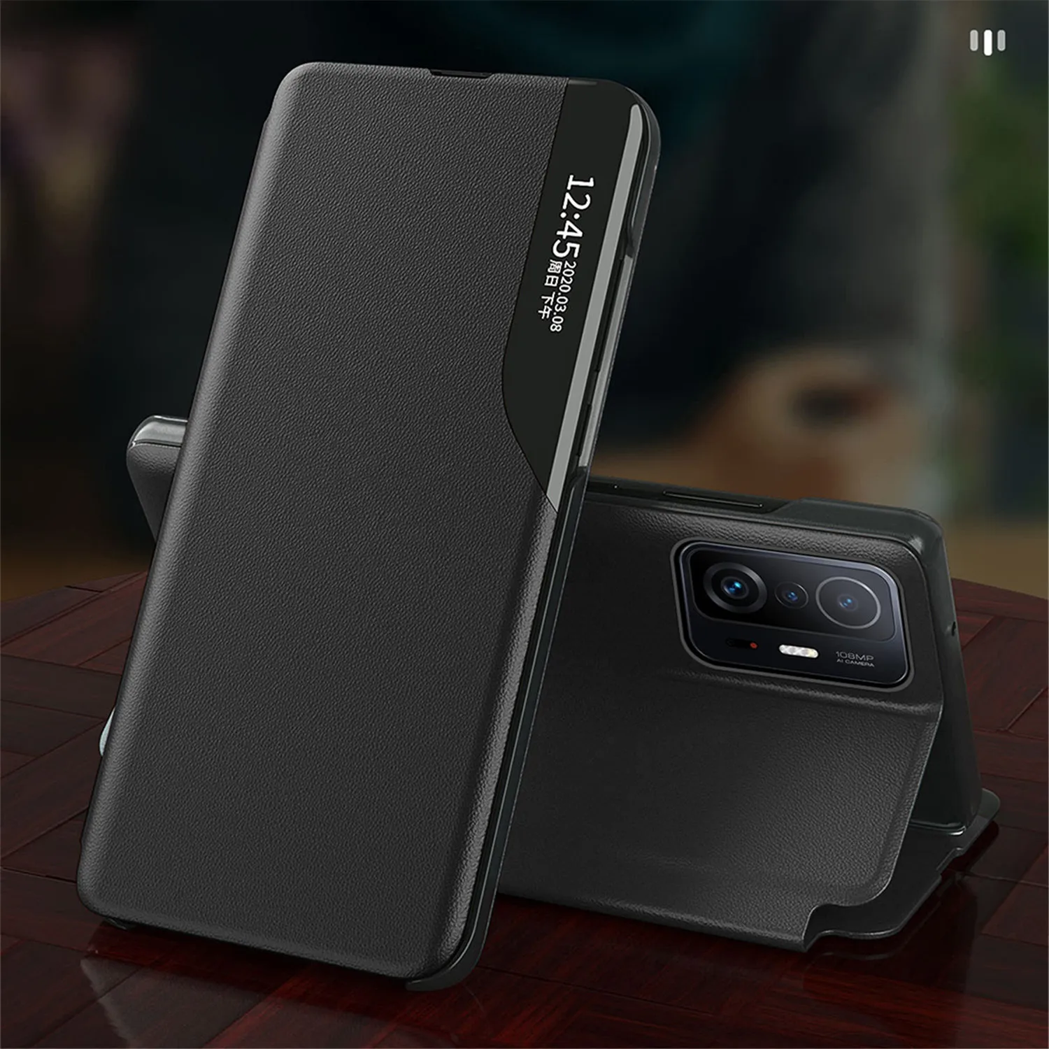 Funda de teléfono de cuero con tapa para Xiaomi 10T, 11, 11T, 12T, 13T Pro, Mi 13, 12, 11, 10T Lite, soporte de billetera, funda de libro, bolsa magnética Coque