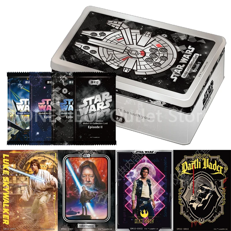 New Genuine Star Wars Global Art Collection Cards Disney 100Th The Lord Of The Rings Rare Limited Premium Cards Table Game Toys