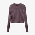 Grape knitted Tops