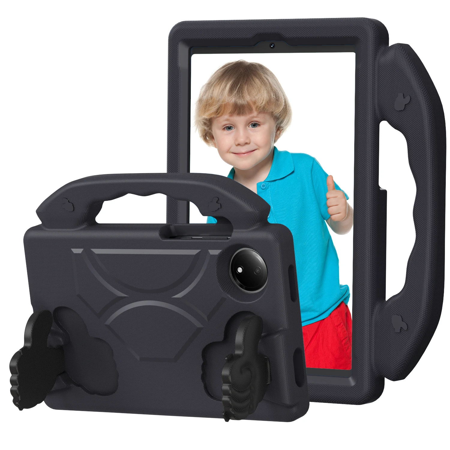 Durable Kids EVA Tablet Stand Case with Handle and Adjustable Viewing Angles