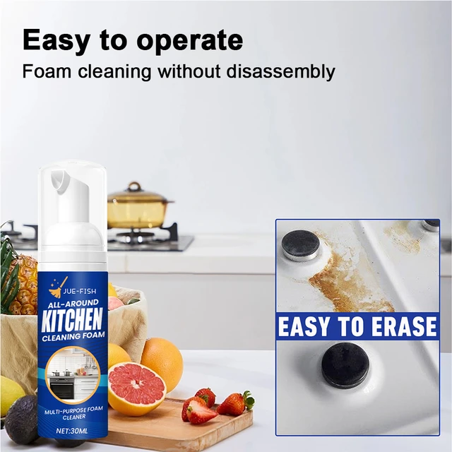 Foam Cleaner Spray  Powerful Rinse-free Bubble Cleaner