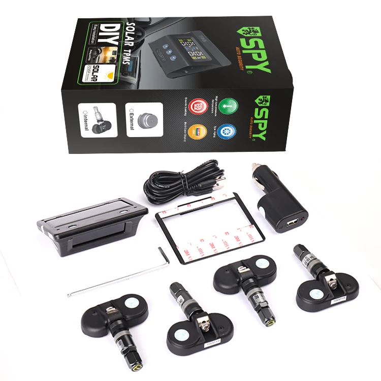 SPY 타이어 게이지, 자동차 액세서리, 타이어 압력 모니터링 시스템, 15 psi, 434mhz, 2 in 1 tpms 센서