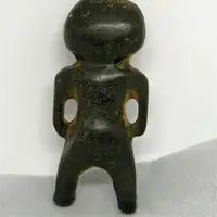 Chinese Hongshan Culture Meteorite Rare Alien Exquisite Hand Carved Pendant Statues for Decoration Collection Ornaments Gift 2