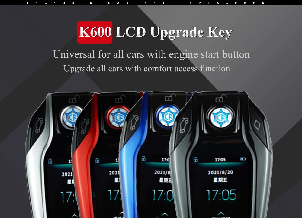 Keyforkess nuovo K600 PKE Comfort Access Keyless Entry chiave LCD remota intelligente modificata universale per Bmw Audi Kia VW Chevrolet Nissan - S26c109419b6048cf97374da78470a7eah