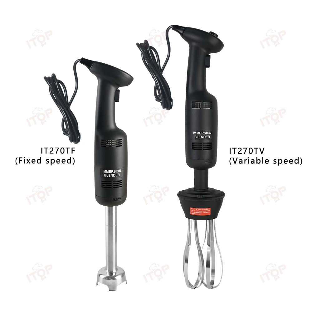 GZZT 270W Immersion Blender Handheld Blender 304 Food Grade Stainless Steel Food Mixer Optional Whisk Egg Beater 110V 220V 2